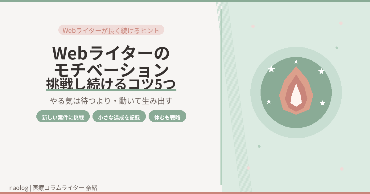 Webライター モチベーション